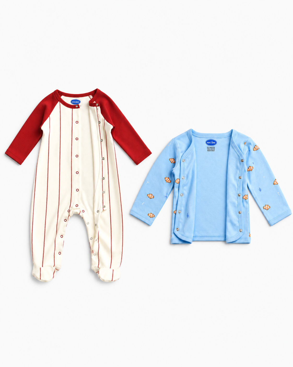 Newborn Essentials | Raglan Baseball and Clownfish
