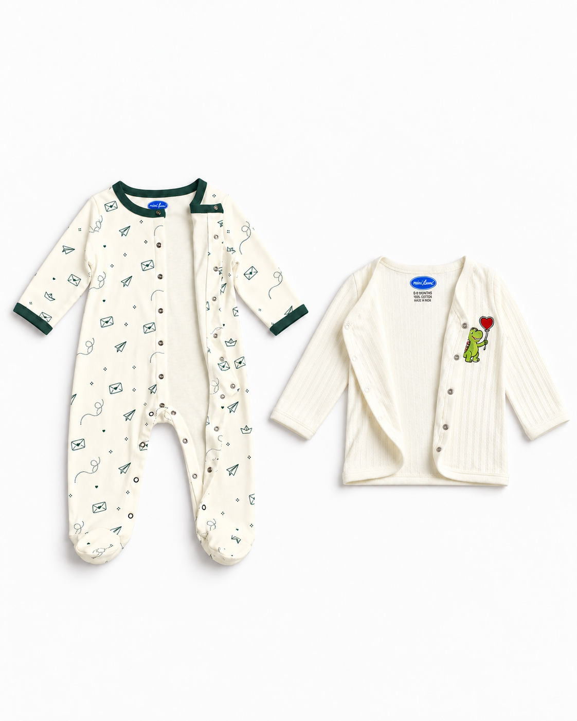 Newborn Essentials | Papercraft and Embroidered Dino