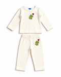 Night Suit — Embroidered Dino Design