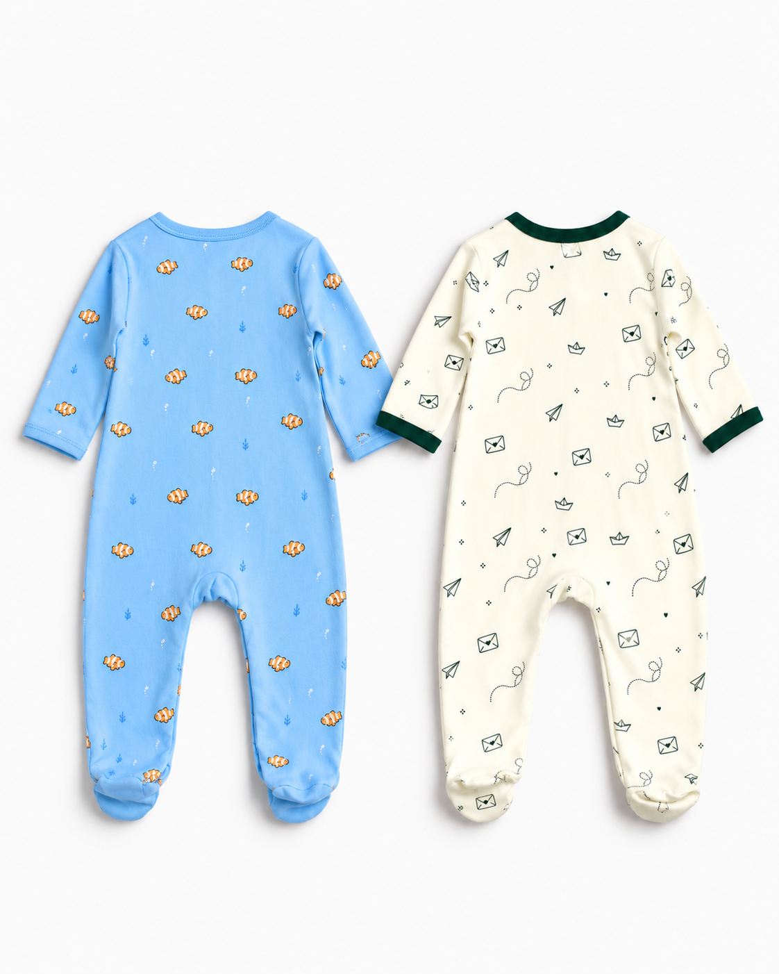 Sleepsuit 2-Piece Set | Clownfish and Papercraft