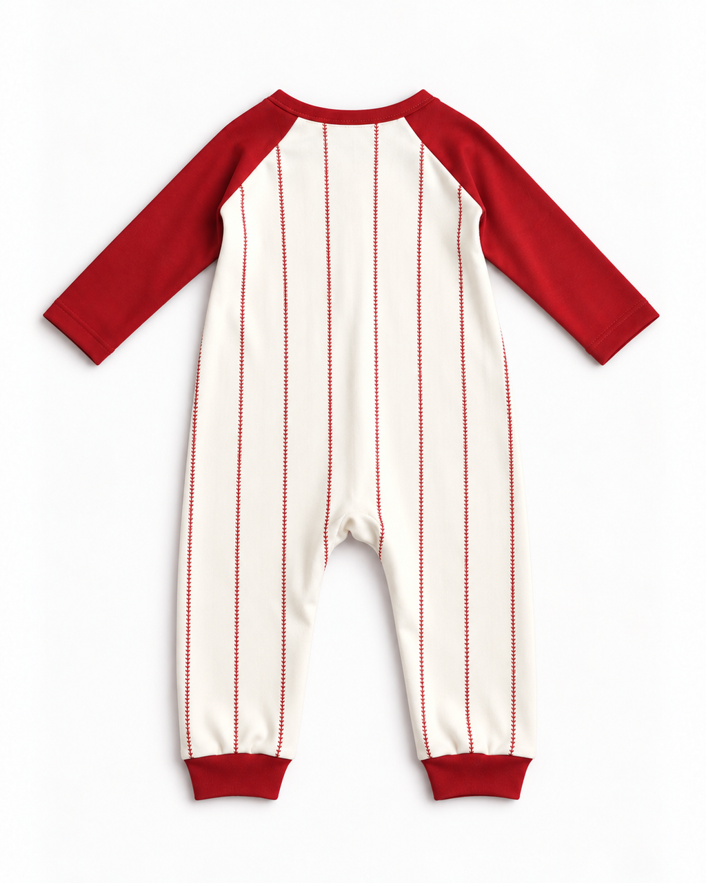Romper — Raglan Baseball Design