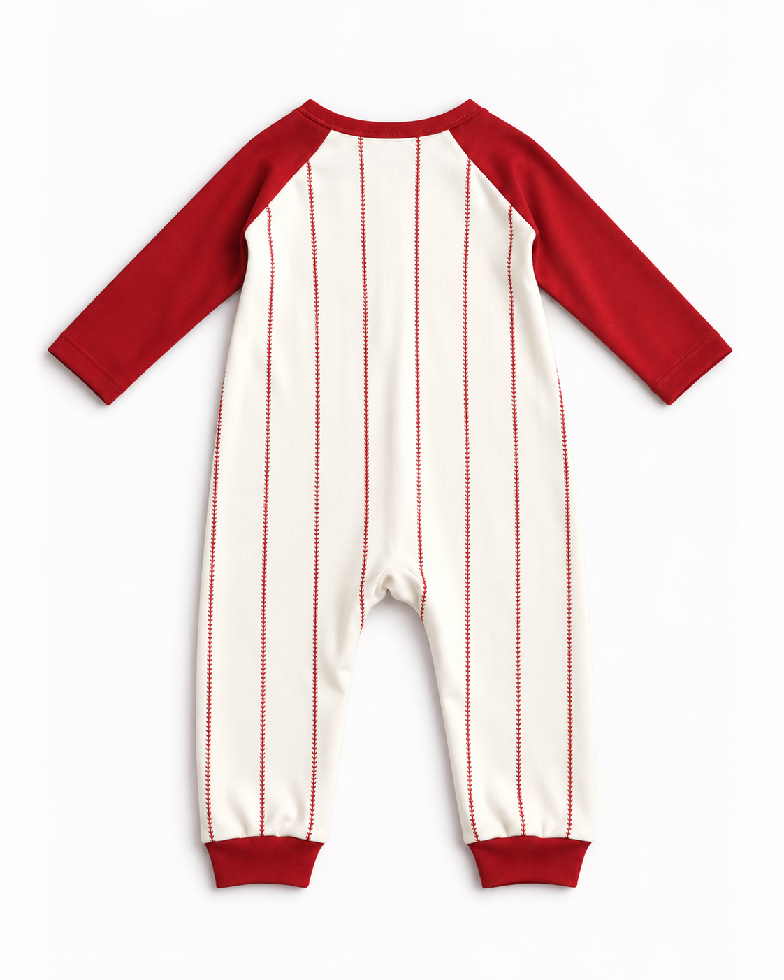 Romper — Raglan Baseball Design