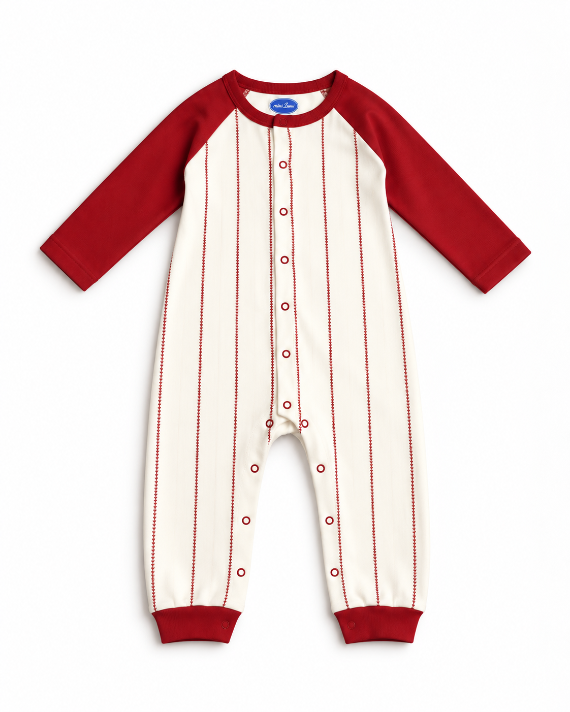 Romper — Raglan Baseball Design