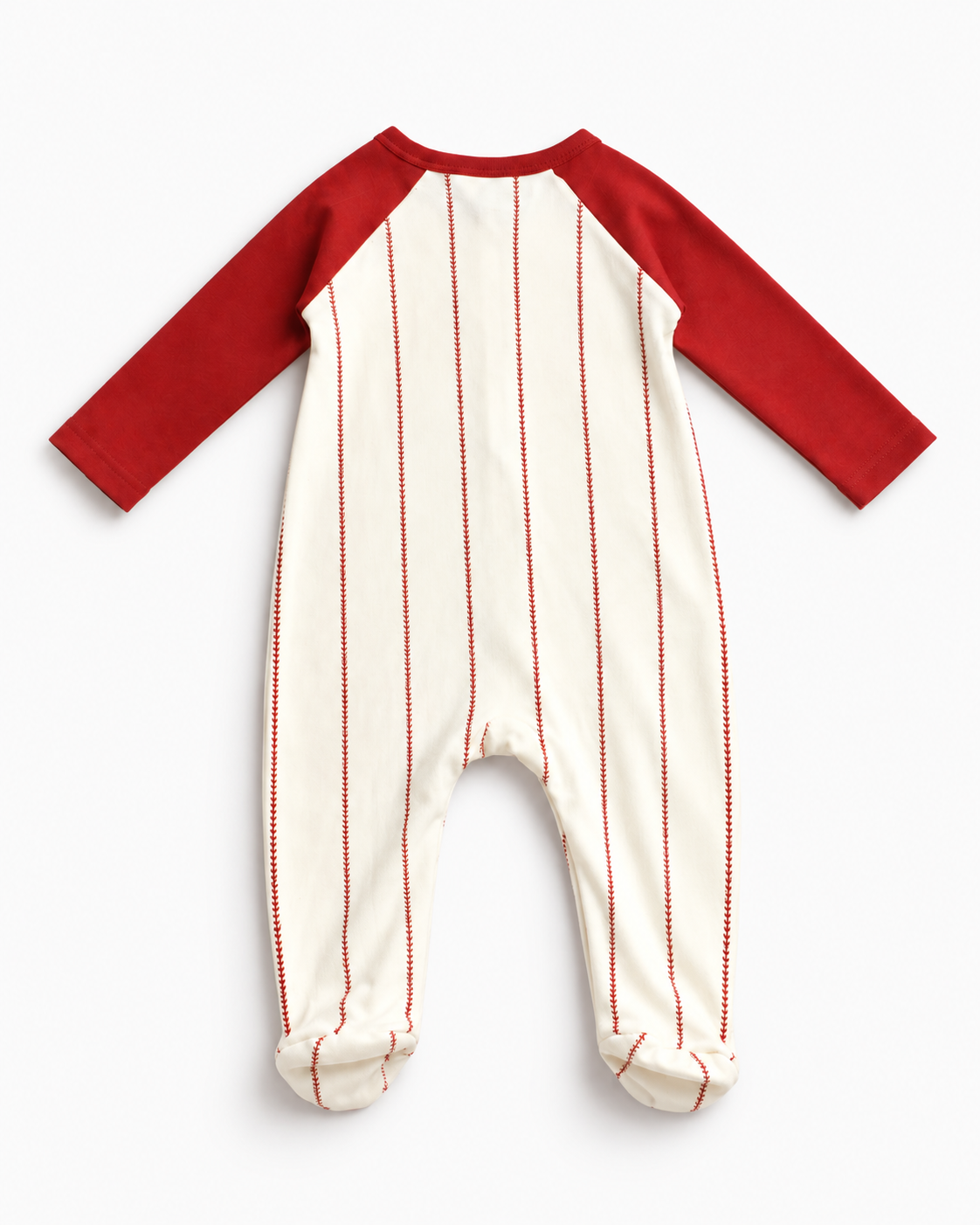 Sleepsuit — Raglan Baseball Design