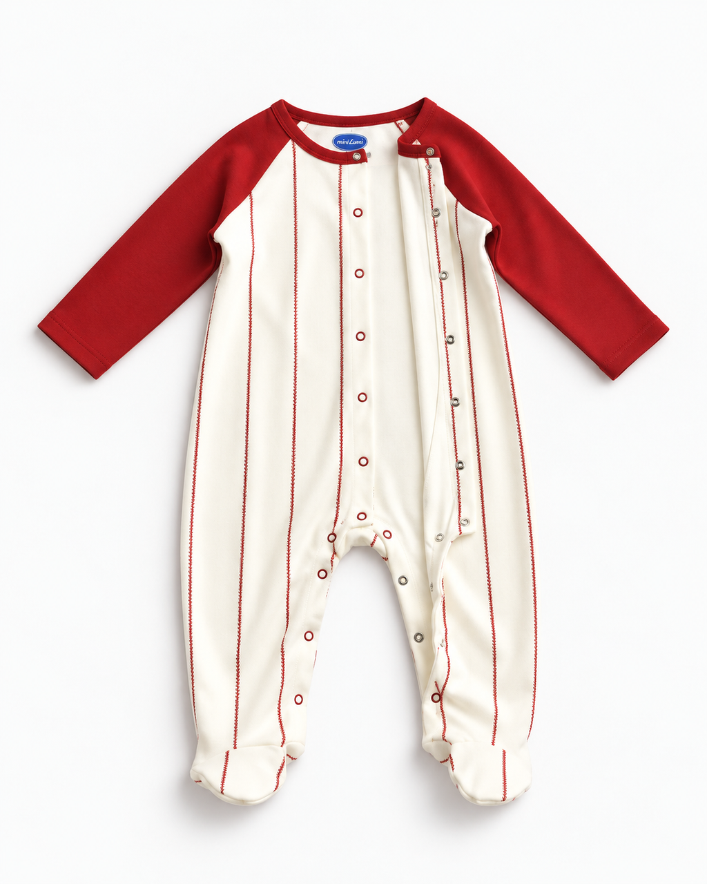 Sleepsuit — Raglan Baseball Design