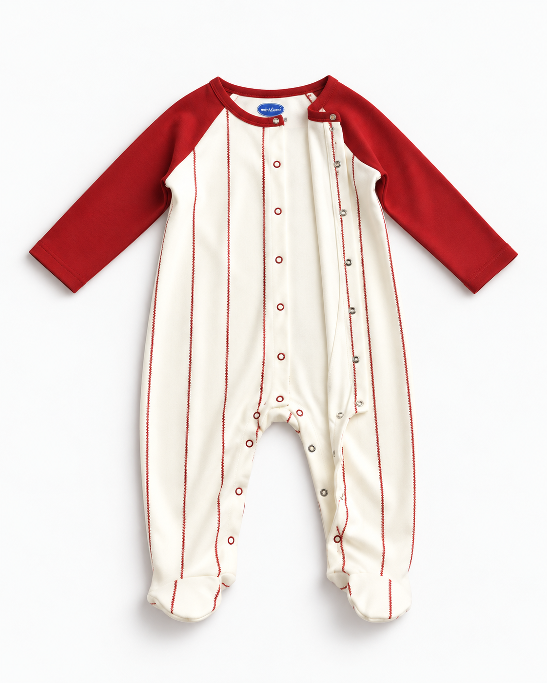 Sleepsuit — Raglan Baseball Design